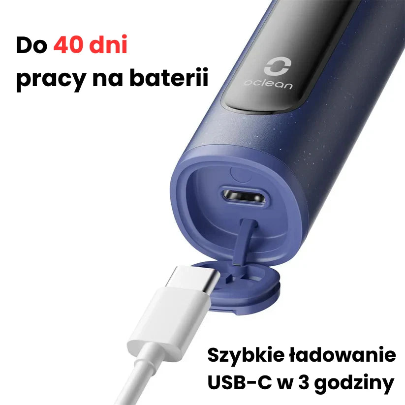 Zestaw szczoteczka Oclean X Lite + etui + 2 końcówki