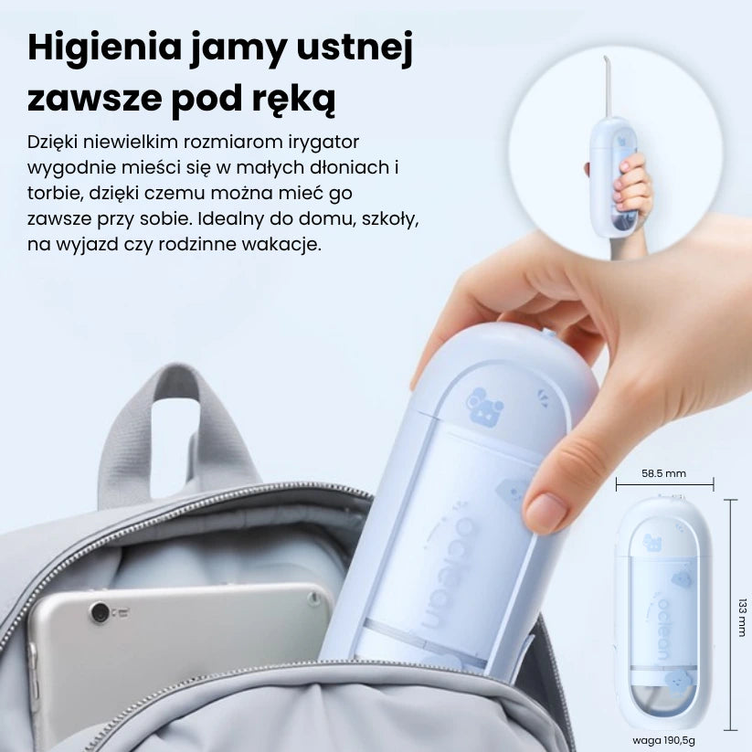 Irygator dentystyczny Oclean W Kids