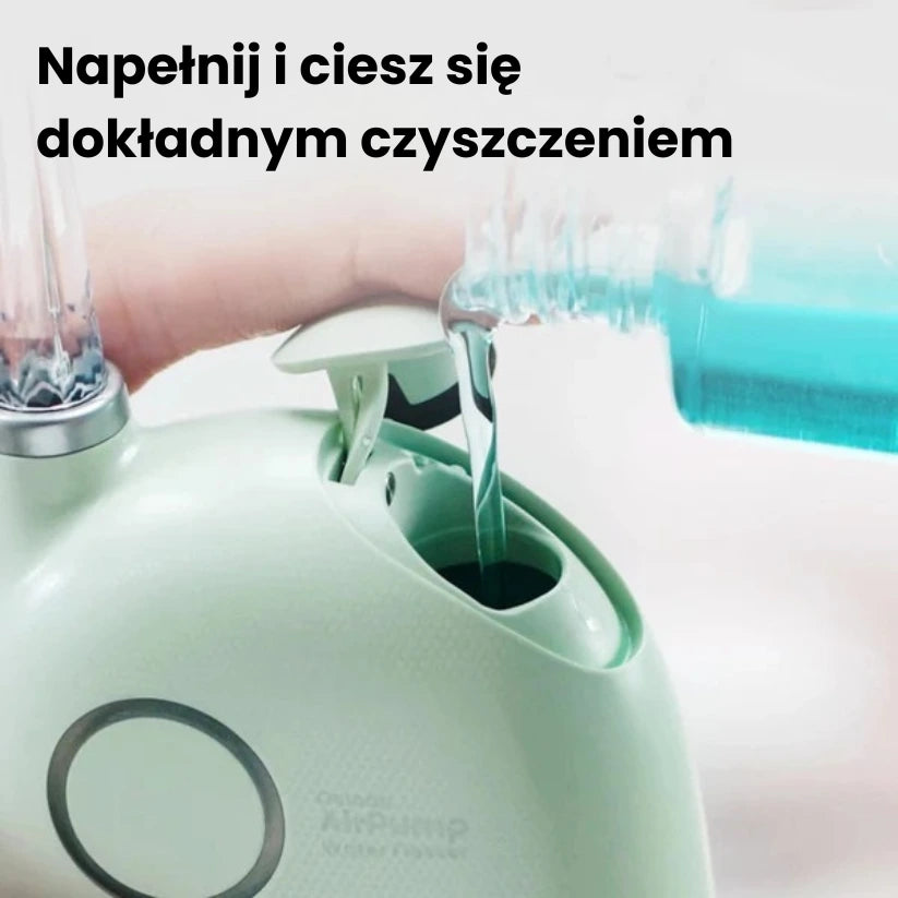 Irygator dentystyczny Oclean AirPump A10 z 2 dyszami