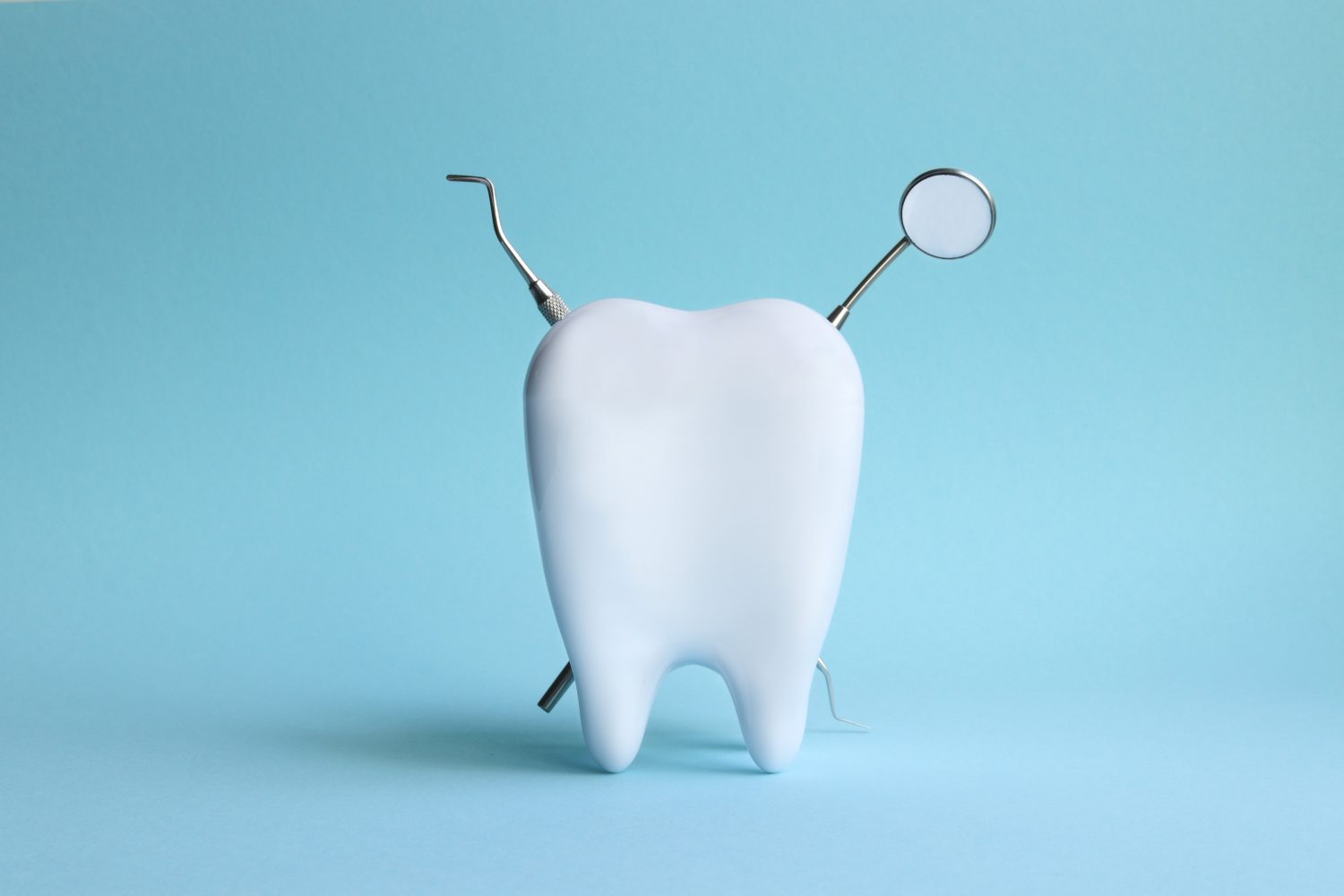 Leczenie ortodontyczne - biały ząb
